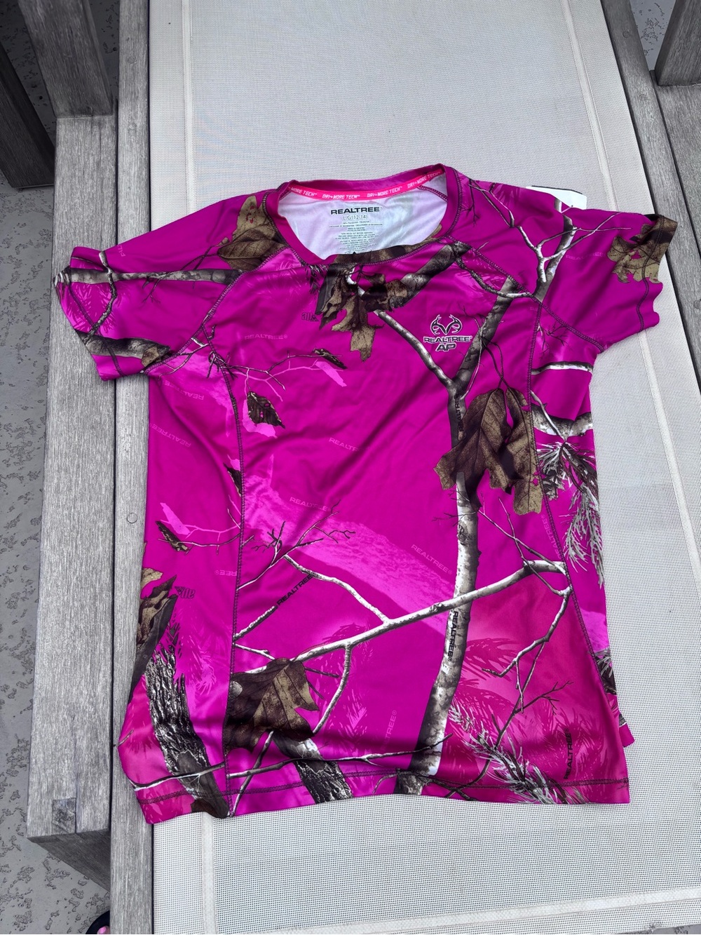 Realtree Pink Camo Short Sleeve Performance Tee